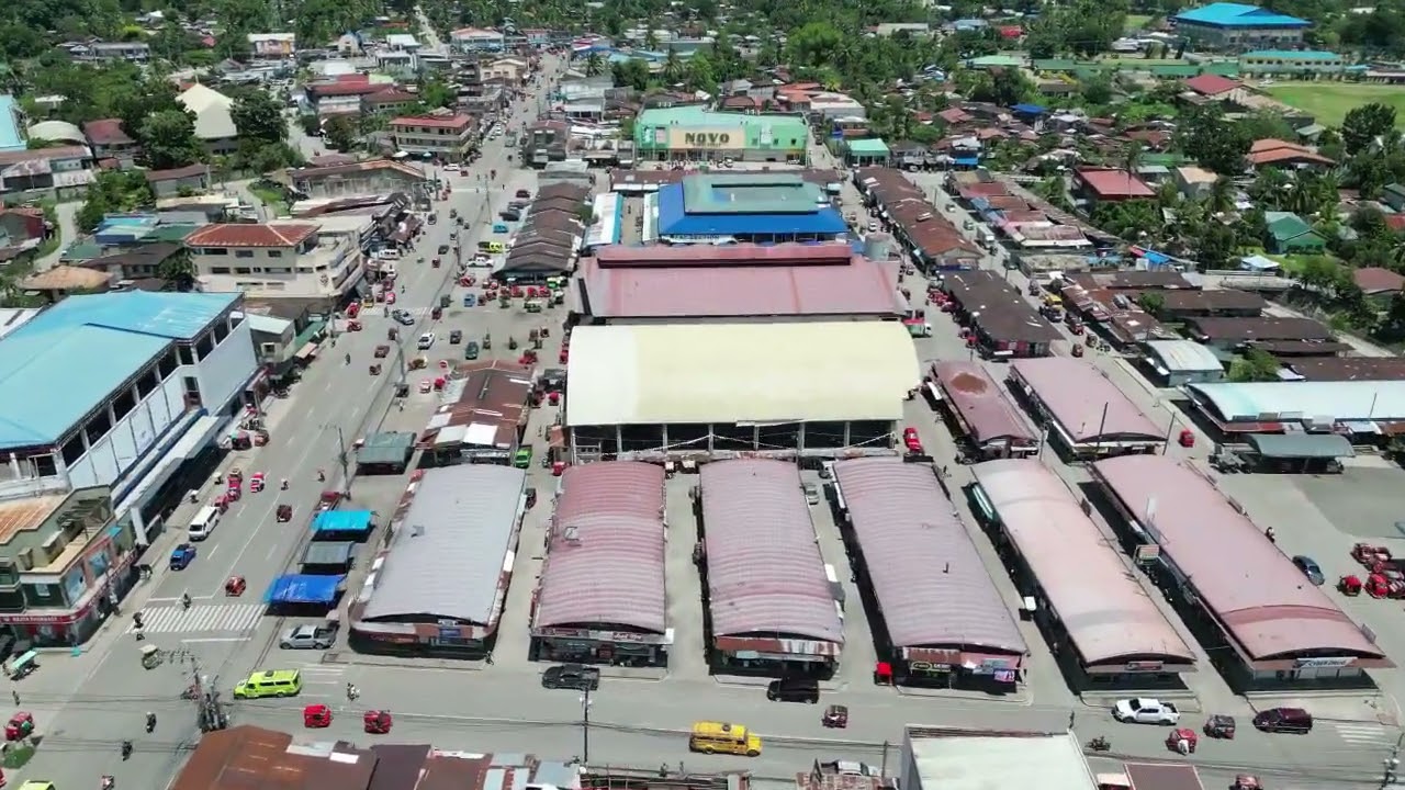 NABUNTURAN TOWN PROPER DAVAO DE ORO AERIAL VIEW AND PROGRESS