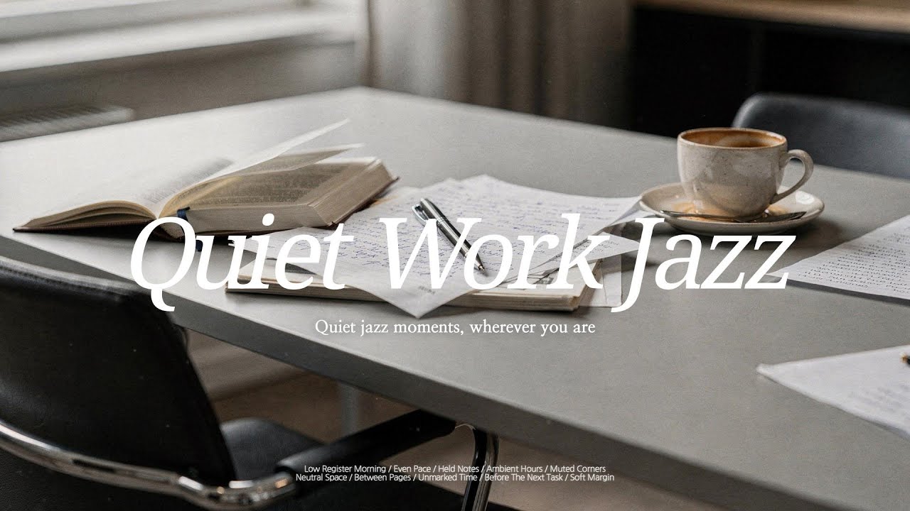 [Playlist] Quiet Work Jazz| Instrumental Jazz · Focus & Study Background Music