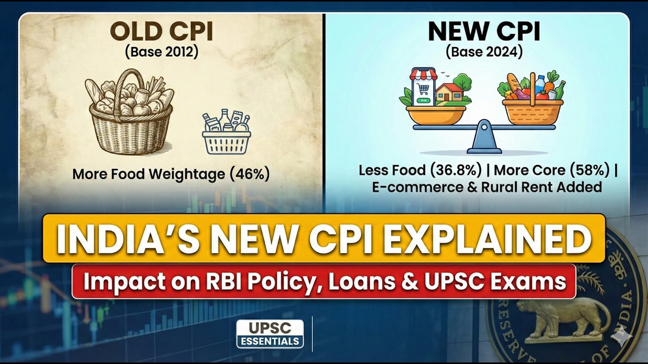 India’s New CPI Explained: Base Year 2024 & Inflation Calculation Changes