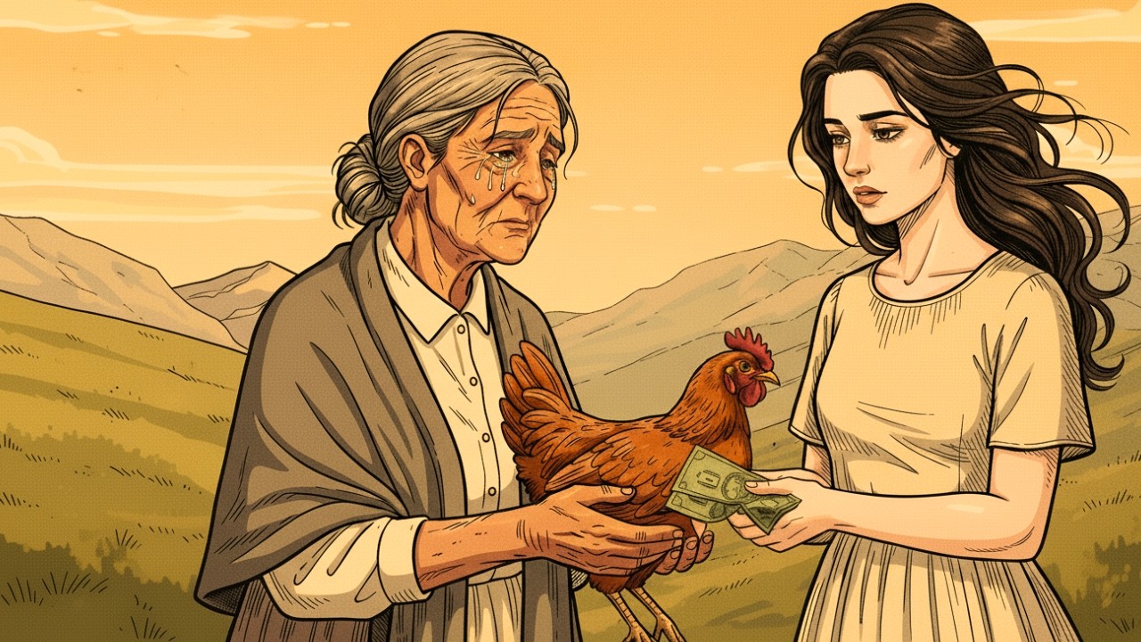 La Anciana Pobre Vendió su Única Gallina    Y lo que recibió después cambio su destino