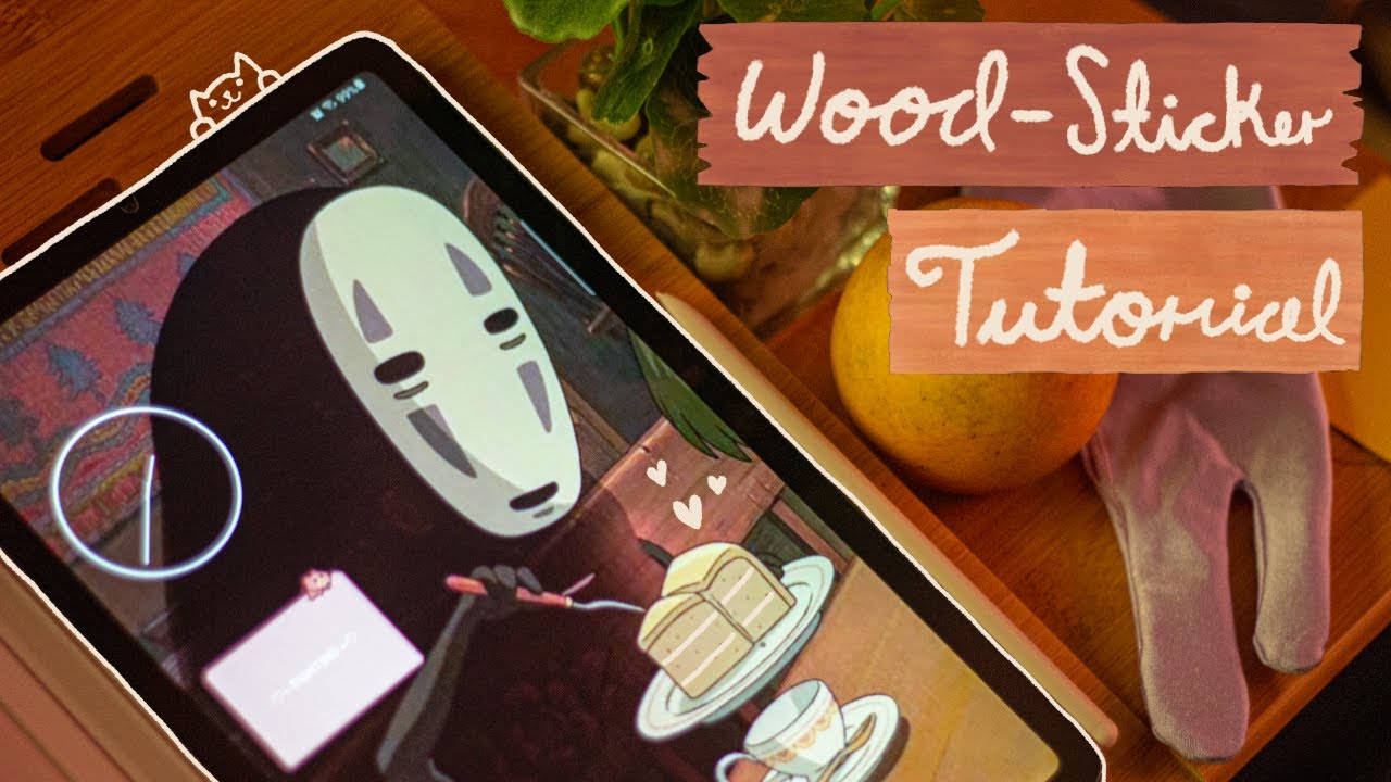 🌟 Tutorial How to make stickers for Digital Journal: Wood Texture🦥 Samsung Notes🌸Galaxy Tab S6 Lite
