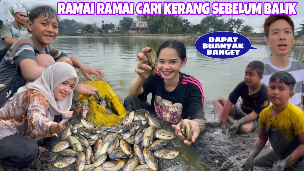 HARI TERAKHIR DI LOMBOK SEBELUM KE JAKARTA KOMPAK CARI KERANG DIEMBUNG, TIKA HEBOH DAPAT KERANG TRUS