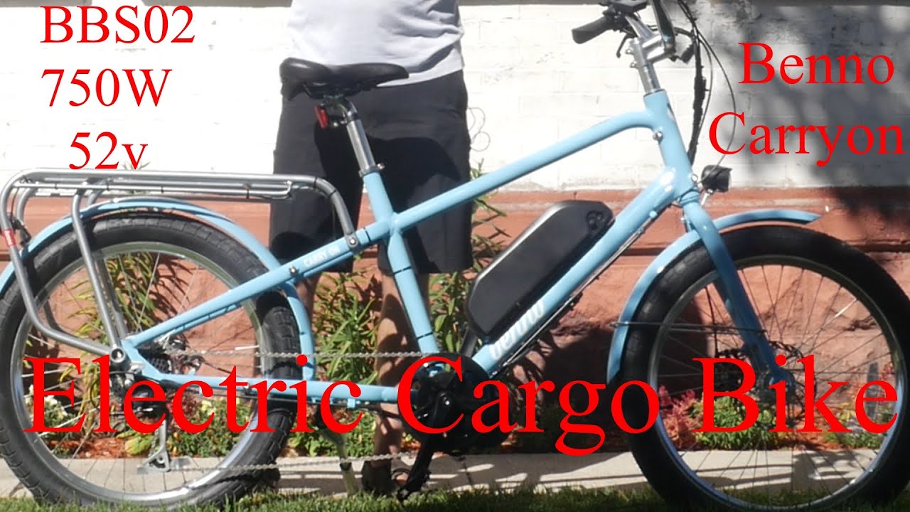 Custom E-bike Build: Benno Carry on 52v BBS02 Electric Cargo Bike