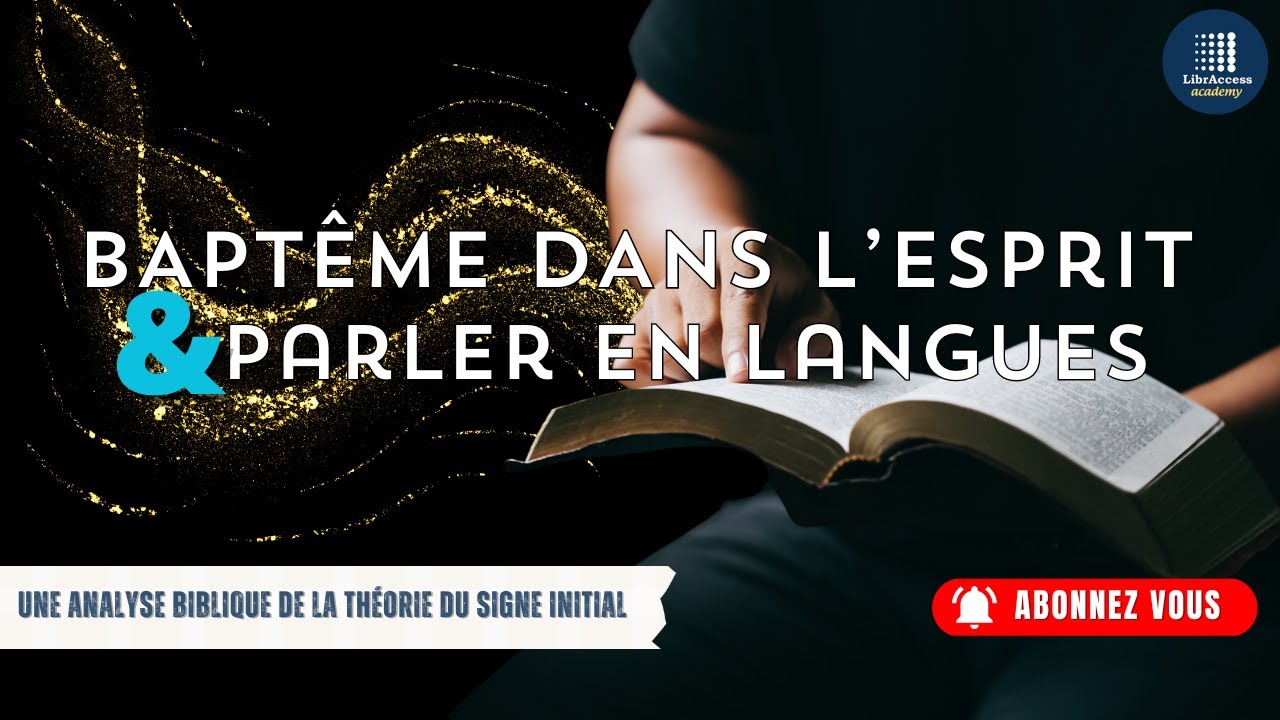 BAPTEME DANS L’ESPRIT ET PARLER EN LANGUES