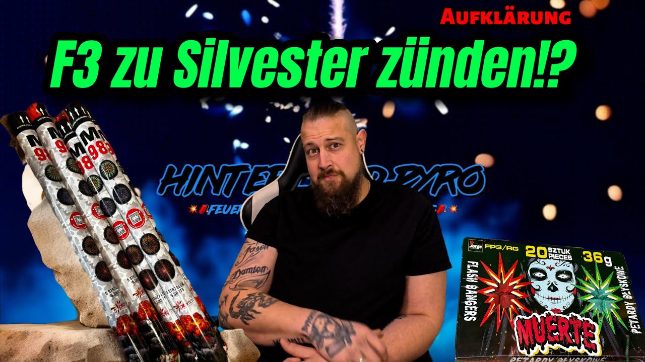 F3 zu Silvester z&uuml;nden? Wo darf ich? Was muss ich beachten? Wir kl&auml;ren das! #aufkl&auml;rung #feuerwerk