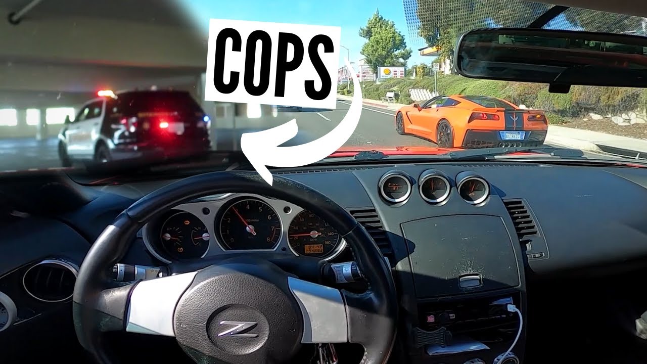 Nissan 350z Afternoon Cruise Ends In Drifting and COPS!