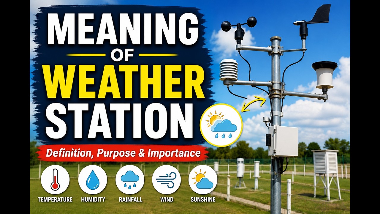 MEANING OF WEATHER STATION