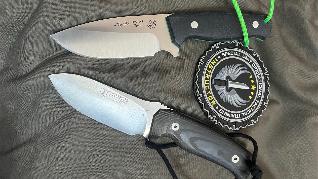 J&V Eagle VS Cudeman Fab 1 cuál te gusta más? #knife #cuchillo #fab1 #supervivencia #comparativa