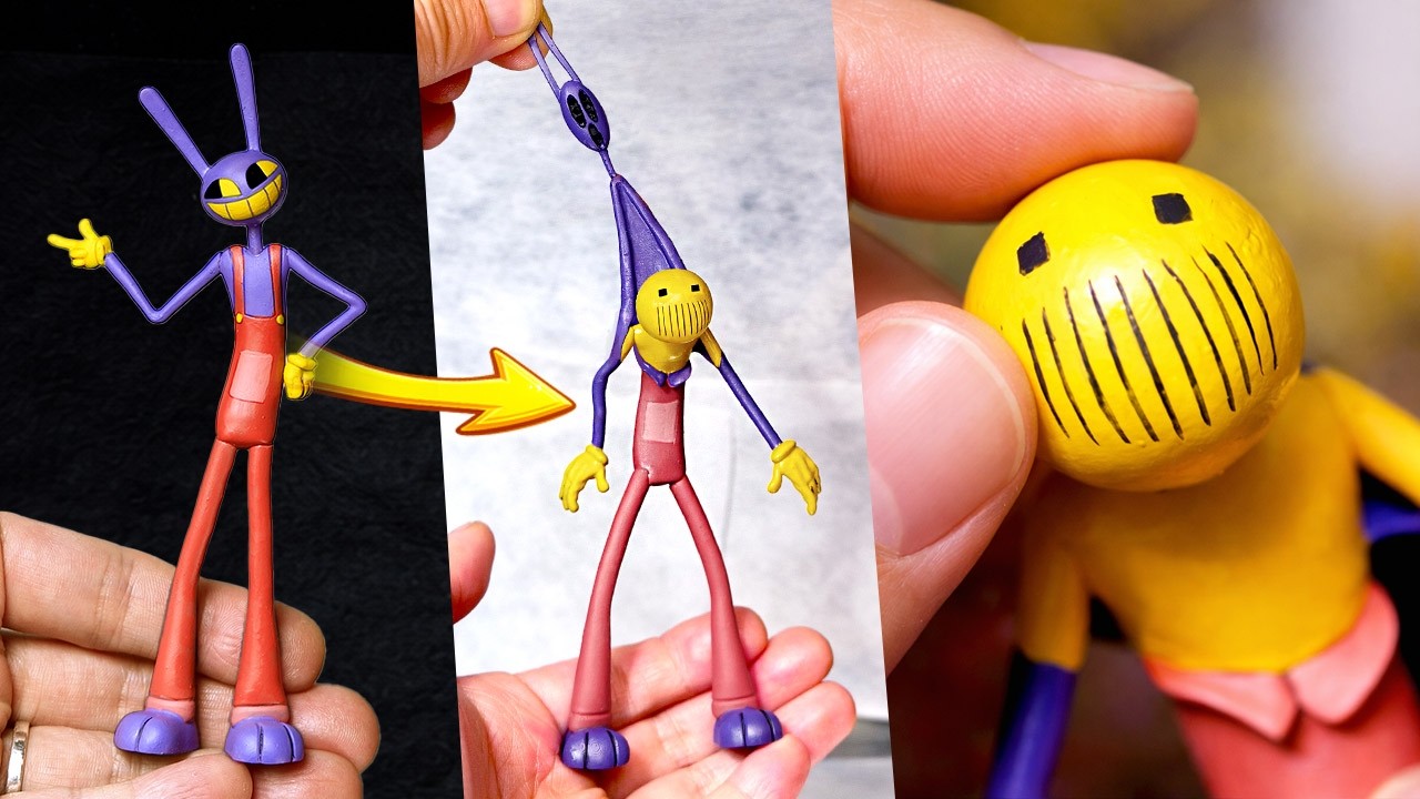 Making THE AMAZING DIGITAL CIRCUS Skinned Jax Sculptures