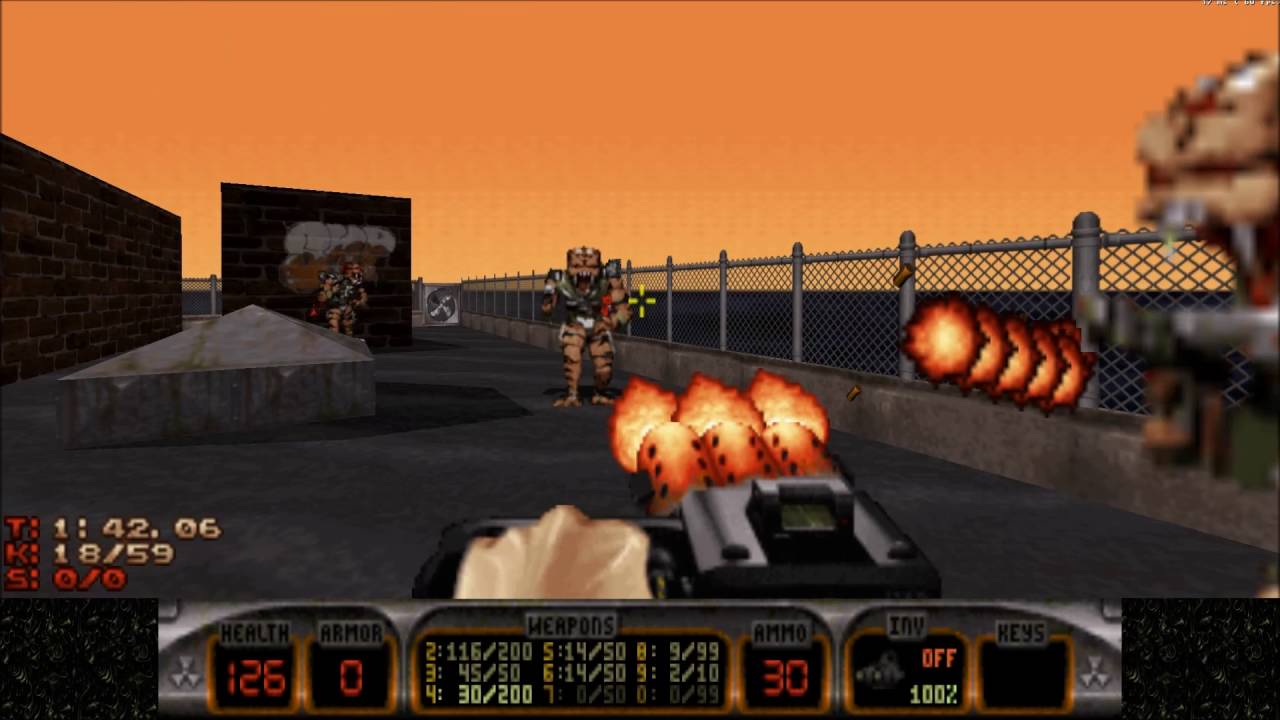 Duke Nukem 3d: User Map - NY Plaza (Come Get Some) 100% Kills and Secrets (Speedrun)
