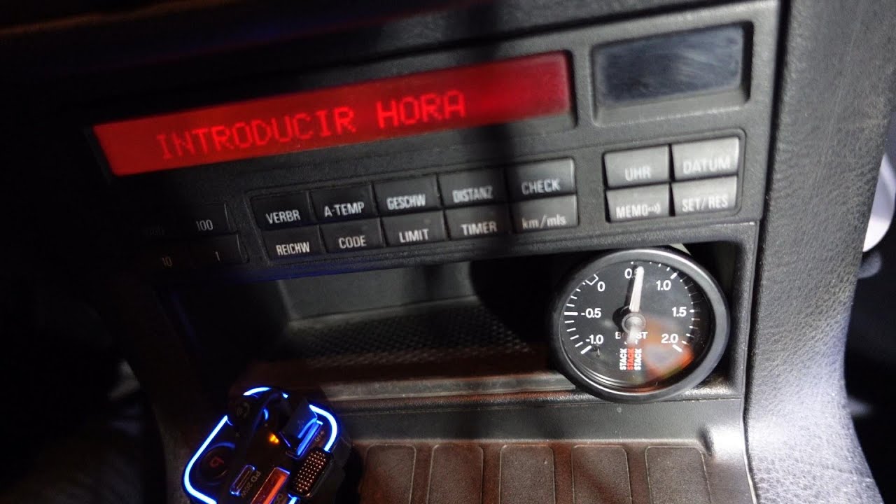 Como instalar reloj de presión de turbo 325 TDS