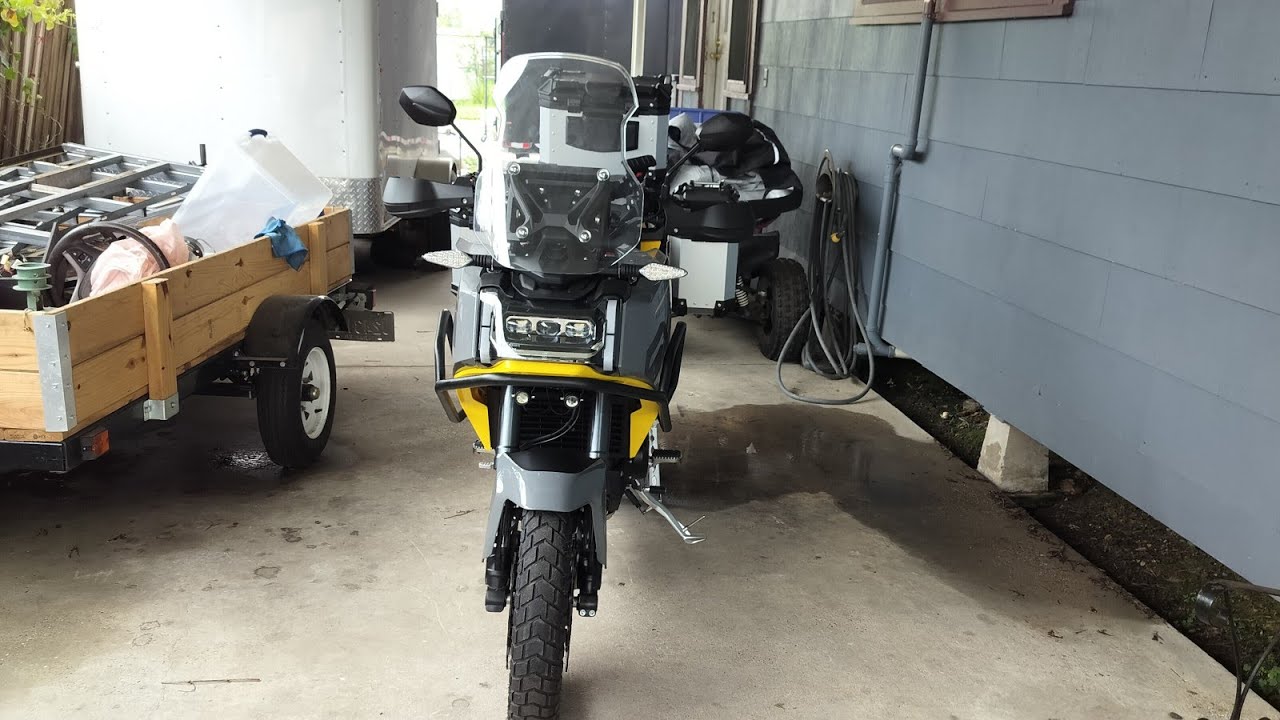 Testing front sprocket swap on the Lifan KPT 400