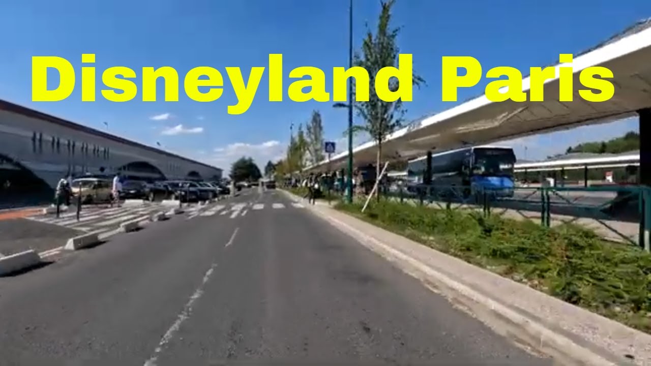 Disneyland Paris - 4K- Driving- French region