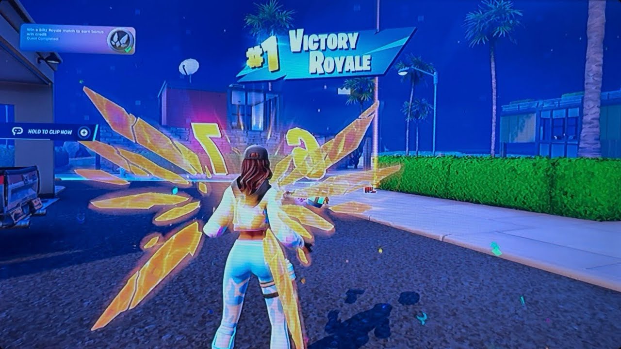 Fortnite Blitz VR win with Ruby Skin 
