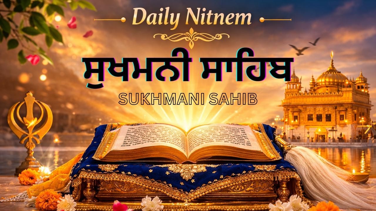 Sukhmani Sahib Path Full | Peaceful Gurbani Nitnem | Sukhmani Sahib Bani | Sikh Prayer