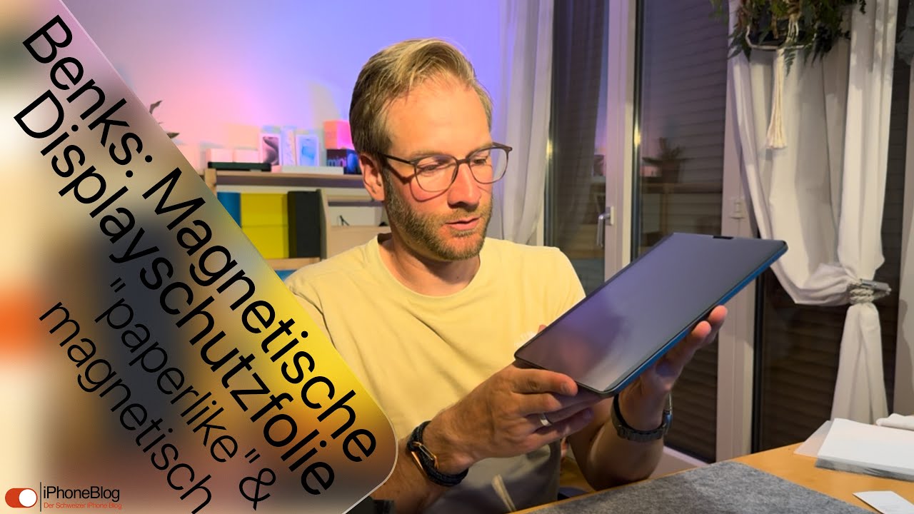 Benks magnetische Displayschutzfolie | leicht montiert, papierähnliches Schreibgefühl