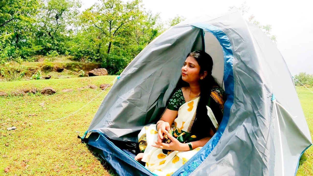Camping in the Forests with Decathlon Tent | Nature and Adventure | निसर्गाचा आनंद: कोकणातील जंगलात