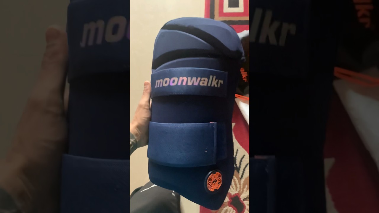 Moonwalkr Thigh & Elbow Guard🏏  Comment your fav brand🤩 #bishtatbest #cricket #viral #youtube #yt