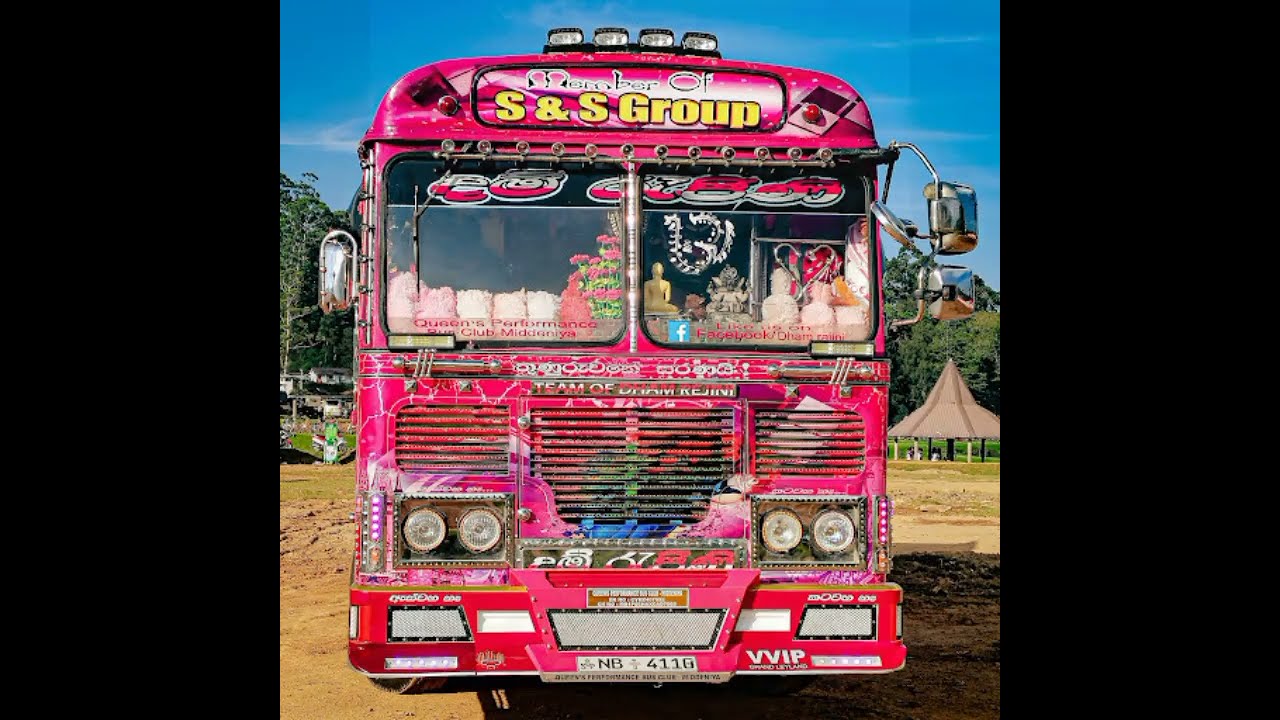 Sri lanka most popular bus photo/ meusic for ranret nonstop