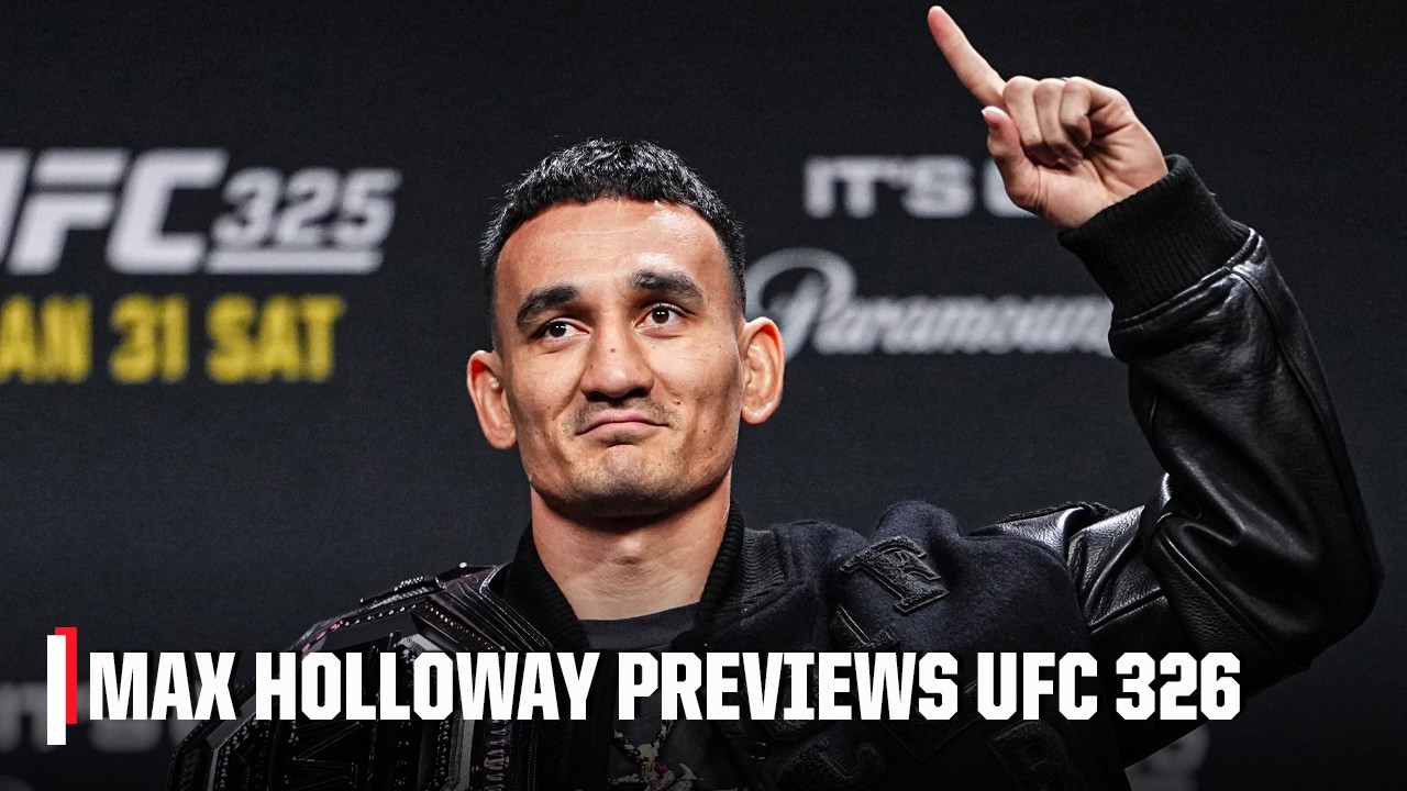 Max Holloway talks BMF, wanting to ‘make a moment’ vs. Charles Oliveira at UFC 326 | ESPN MMA