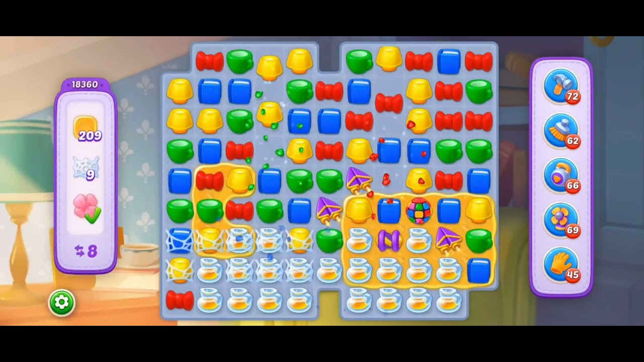 Homescapes Level 18360 Hard (No Boosters)