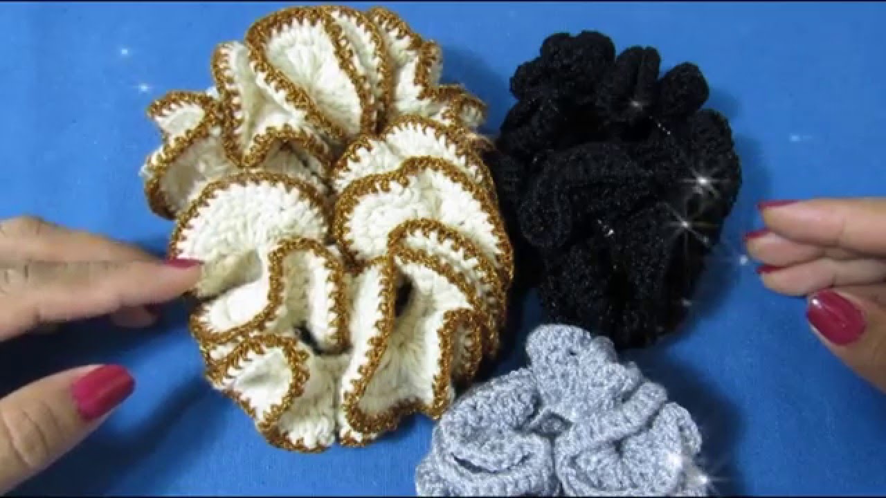 DONAS PARA EL CABELLO TEJIDAS A CROCHET PASO A PASO | Labores Angélika |