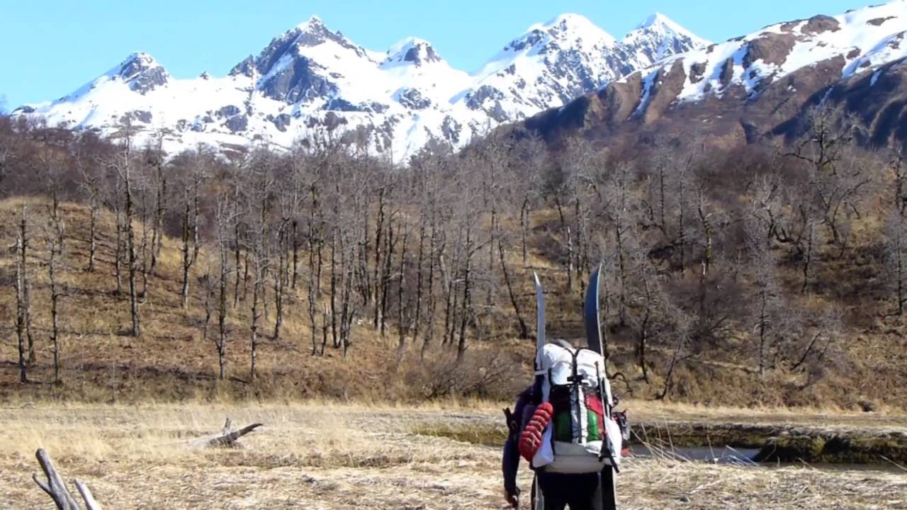 Splitboarding across Kodiak Island from Old Harbor to Kodiak