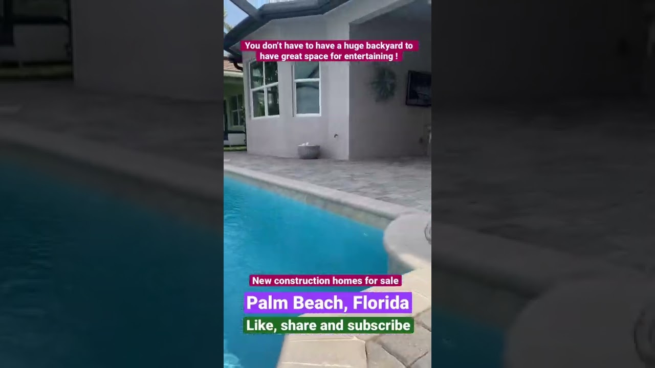 New Construction Home For Sale - Palm Beach, Florida