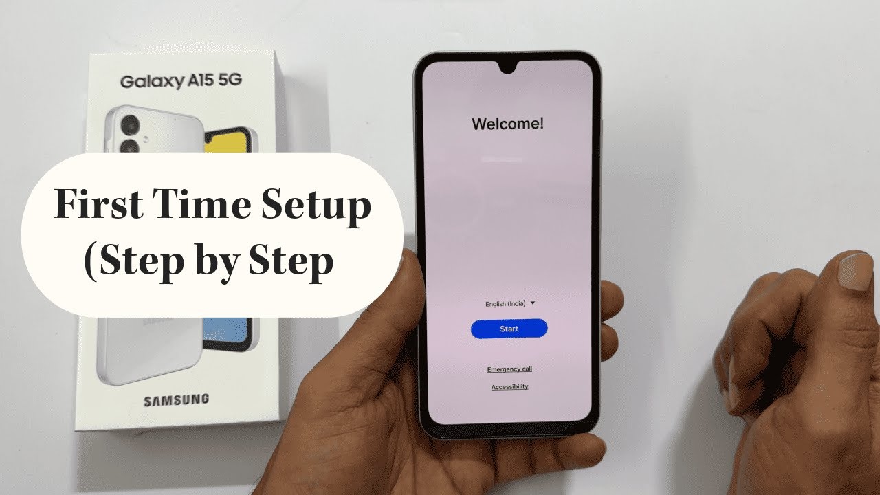 Samsung Galaxy A15 5G — первоначальная настройка для новичков