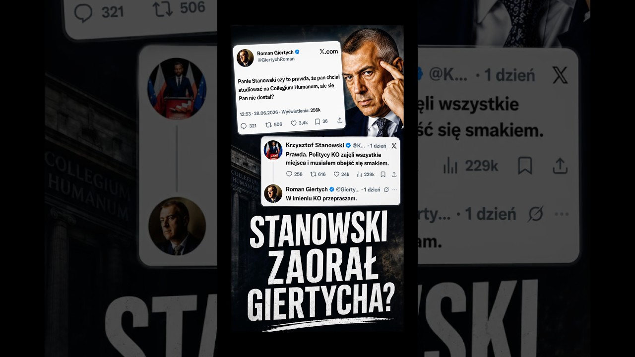 Giertych chciał zakpić. Odpowiedź Stanowskiego hitem