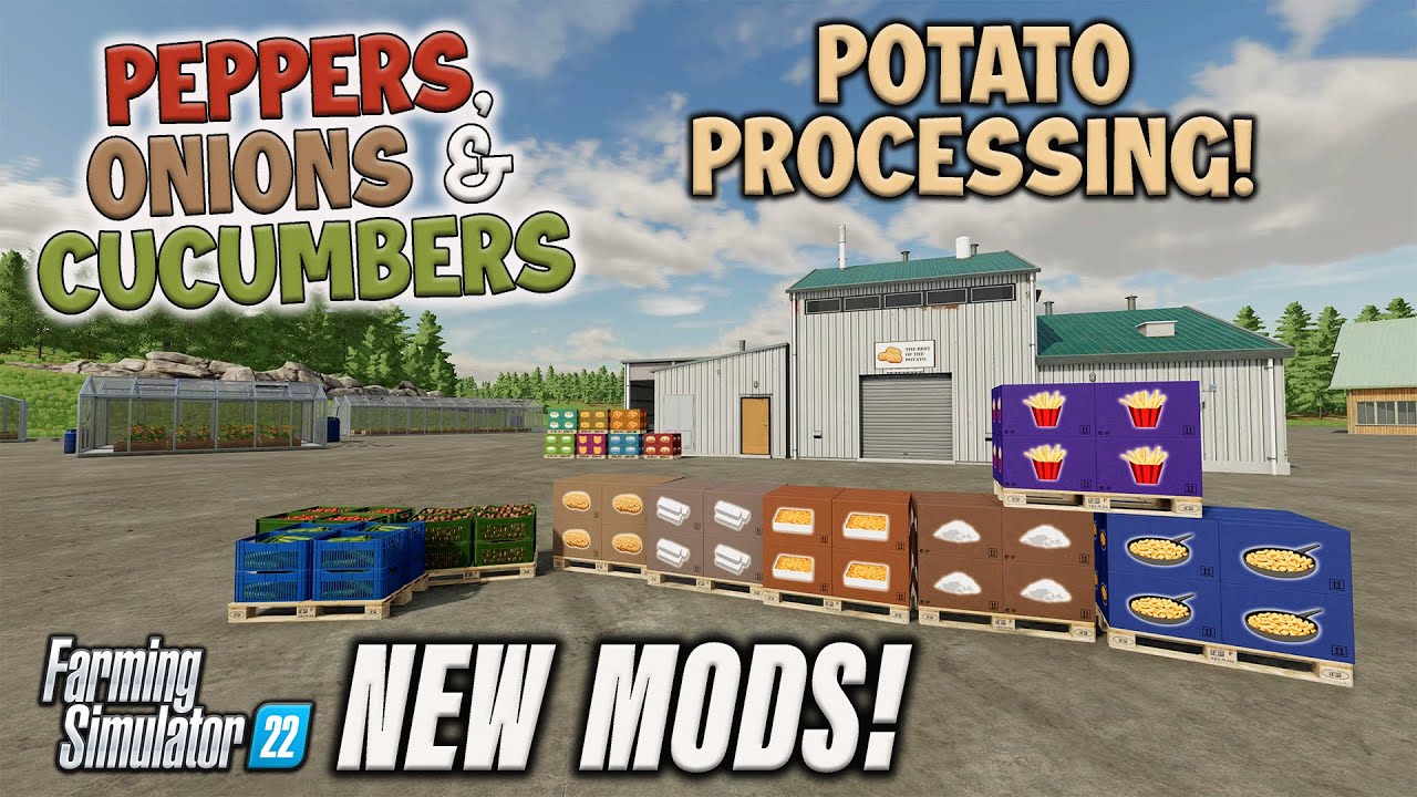 EVERYTHING POTATO!! FS22 | NEW MODS! | (Review) Farming Simulator 22 | PS5 | 16th Aug 2022.