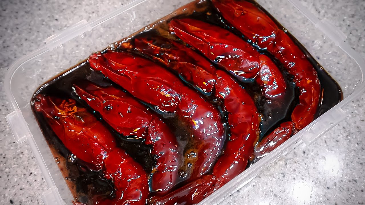폭발적인 반응의 데리야끼장... 까라비네로 새우로 담궈보자