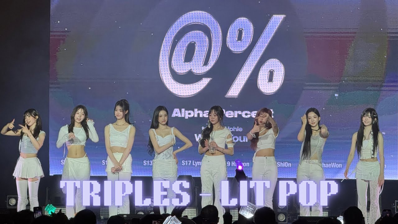 tripleS (트리플에스) 'LIT POP' - 1st FULL Performance! / Alpha Percent Tour 090525