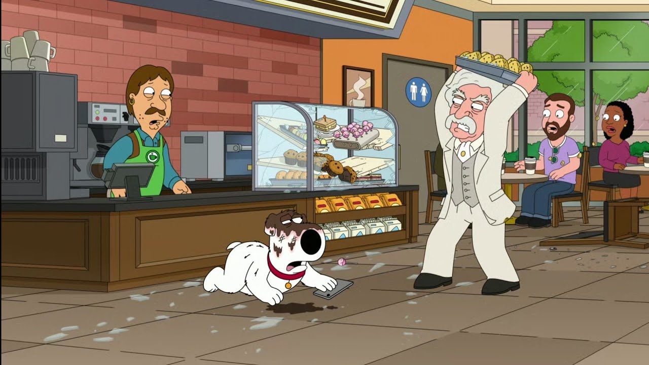 Family Guy: Mark Twain doesn't want to write anymore.