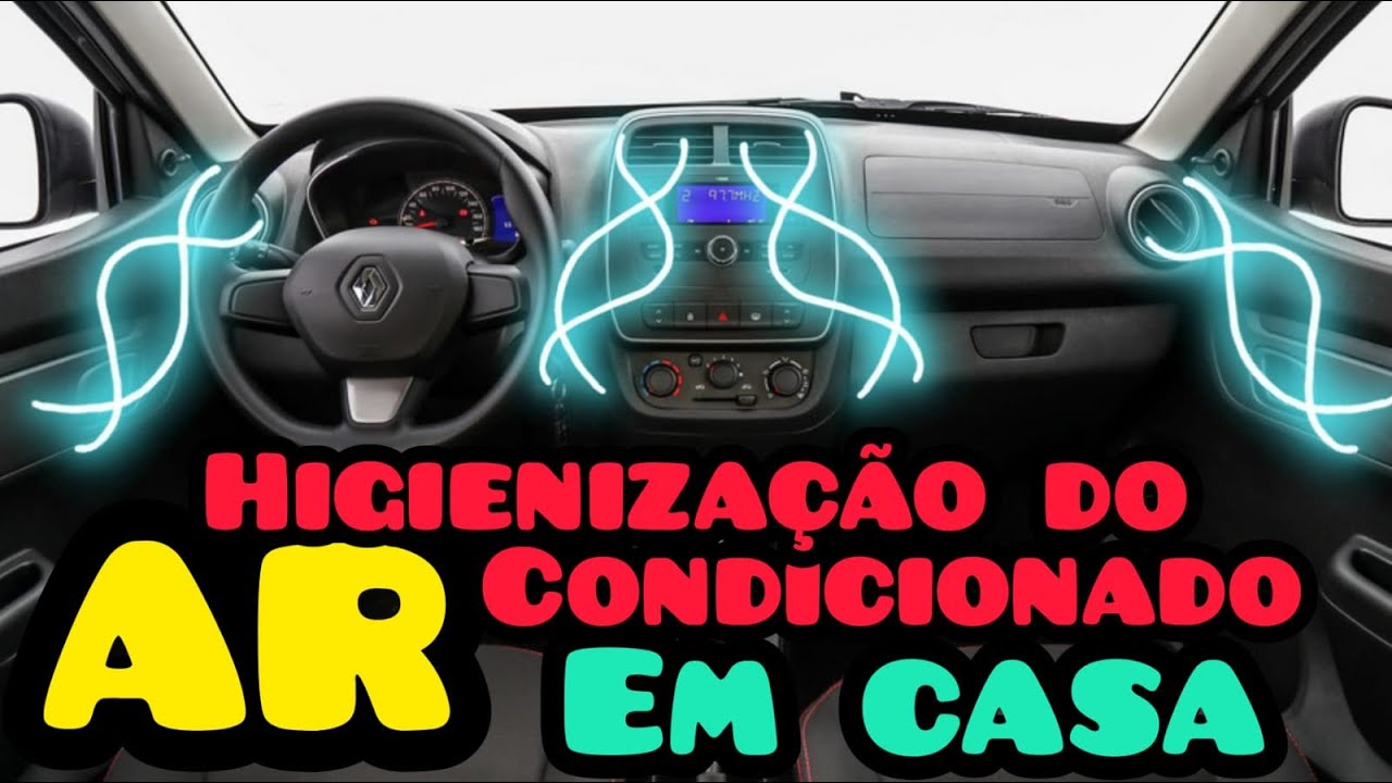 Higienizando o AR do kwid @comMarcioMenezes