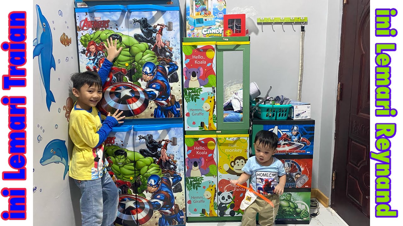 Unboxing + Rakit Lemari Plastik AKAKO LA2P Gambar ZOo untuk Reynand