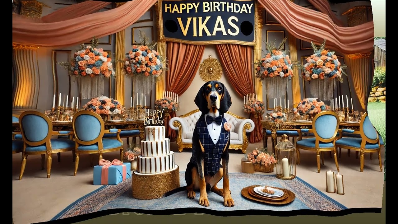 #HappyBirthdayVikas #Vikas #WILCOtheCoonhound #UnbrokenFoundation