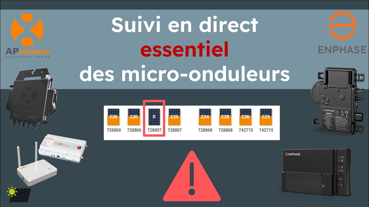 [Solaire] Suivi en directe des micro onduleurs (APS ECU)