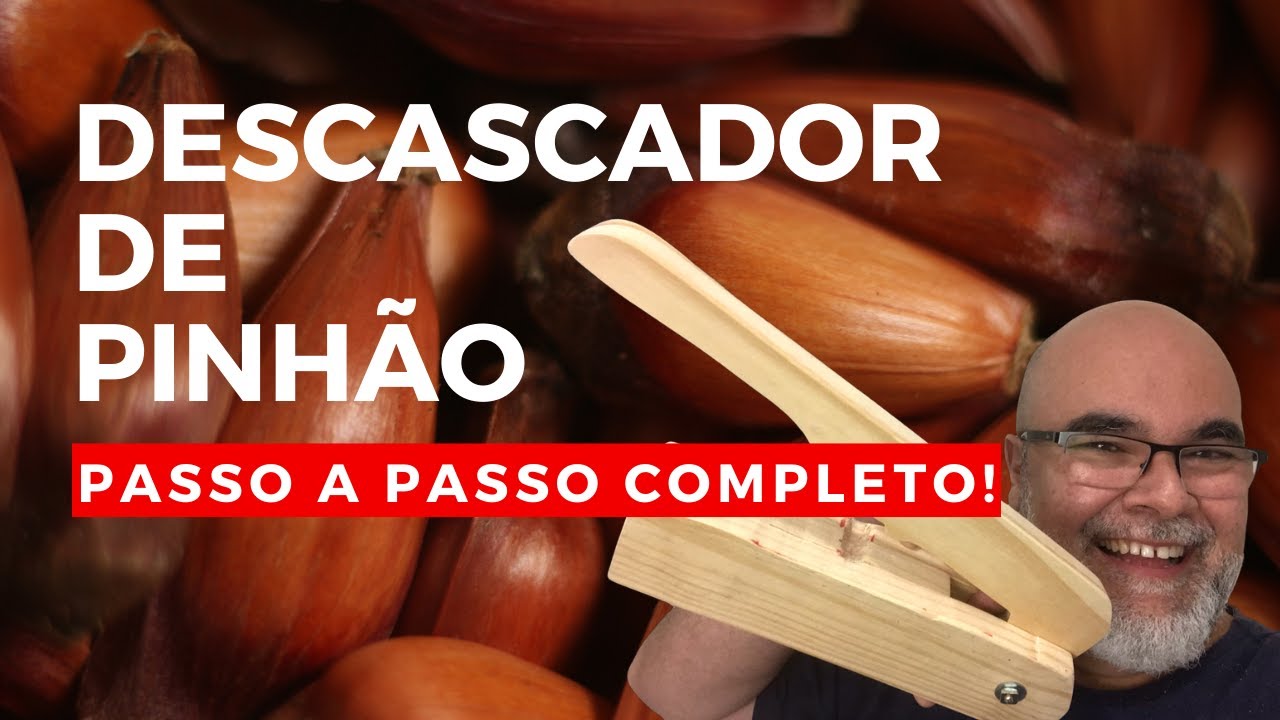 COMO FAZER DESCASCADOR DE PINHÃO FÁCIL E BARATO! PASSO A PASSO COMPLETO! - Mundo OverMundo