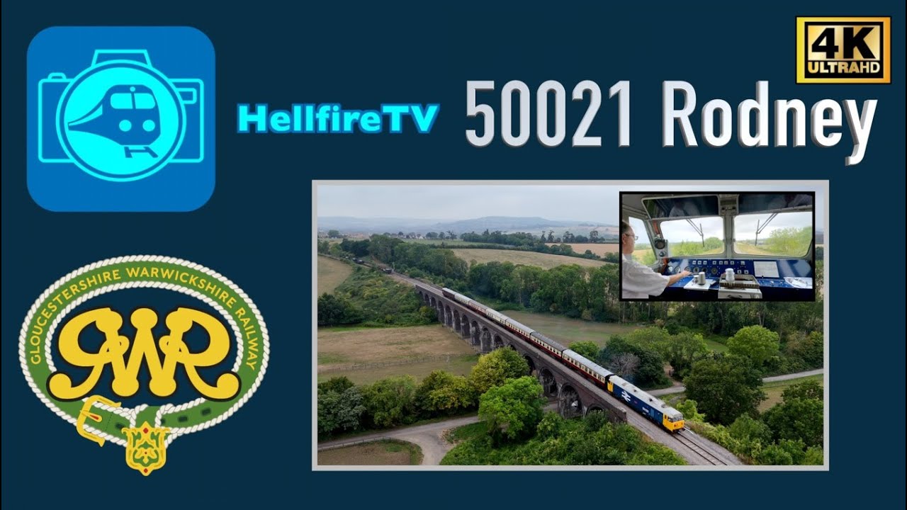 50021 Rodney | 85 Miles of Diesel Thrash & Clag | English Electric Class 50 in 4K | Immersive Sound