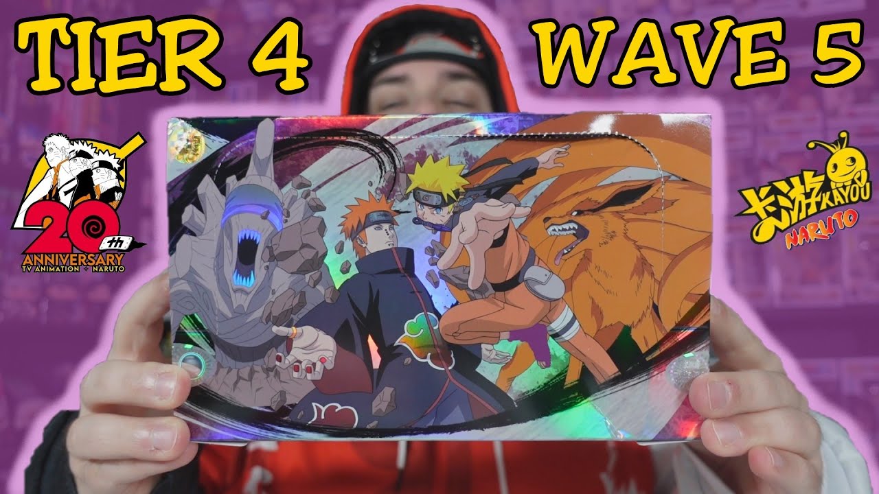 Opening Naruto Kayou Cards from Tier 4 Wave 5 Booster Box