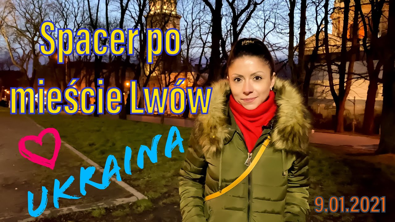 Spacer po mieście Lwów 🇺🇦 Ukraina 2021 💚 Aniutka