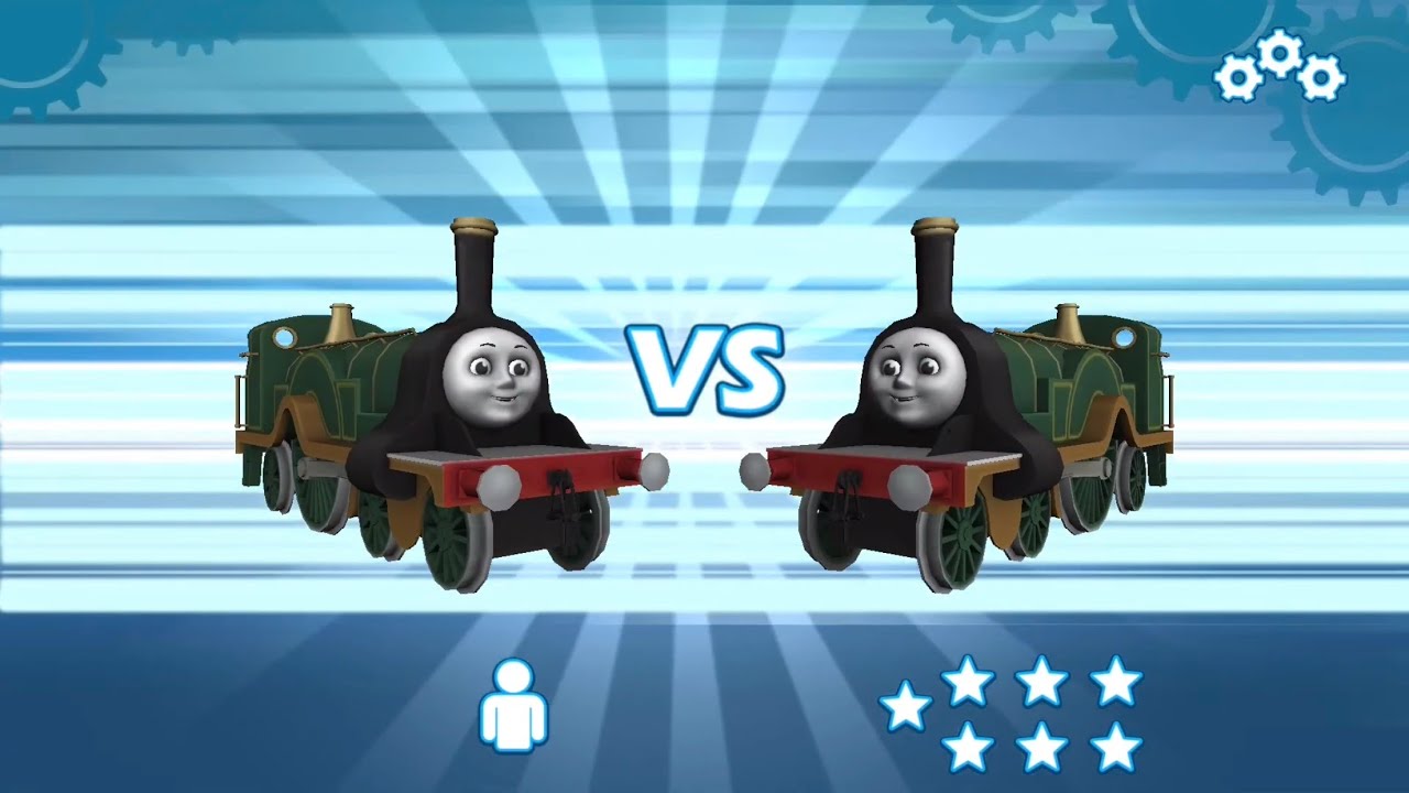 Superstar Racer Emily who will win - Emily vs Emily vs Percy vs Thomas - Go Go Thomas