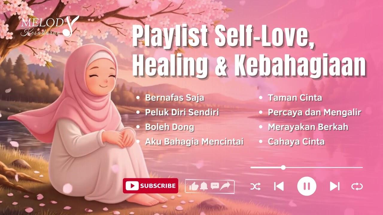 PLAYLIST MUSIK AFIRMASI SELF LOVE 💖 Afirmasi Cinta, Penyembuhan Luka Batin, dan Pemulihan Emosi