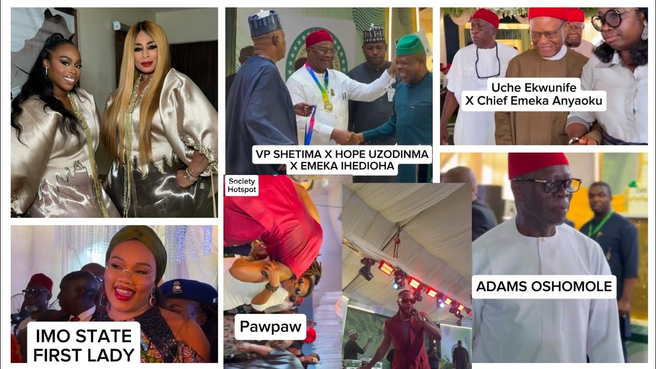 Over 100  private jets in Imo state at 50 grand Finale : Flavour, , Notable personalities present .