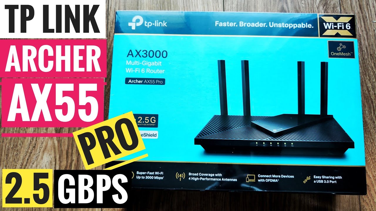 TP Link 🔥 ARCHER AX55 Pro💥 WIFI 6 👍 2.5 Gbps