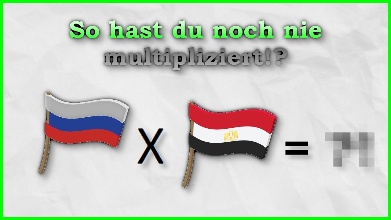 Ägyptisches Multiplizieren: Der geniale Trick der alten Mathematik! (Russische Bauernmultiplikation)