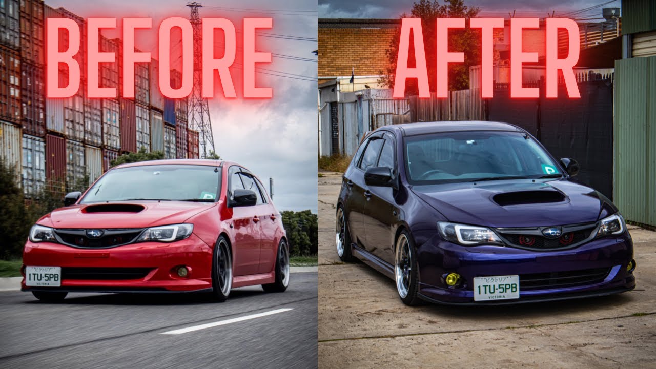 CHANGING COLOURS IN 24 HOURS! | wrapping bens car | Avery gloss mysterious indigo