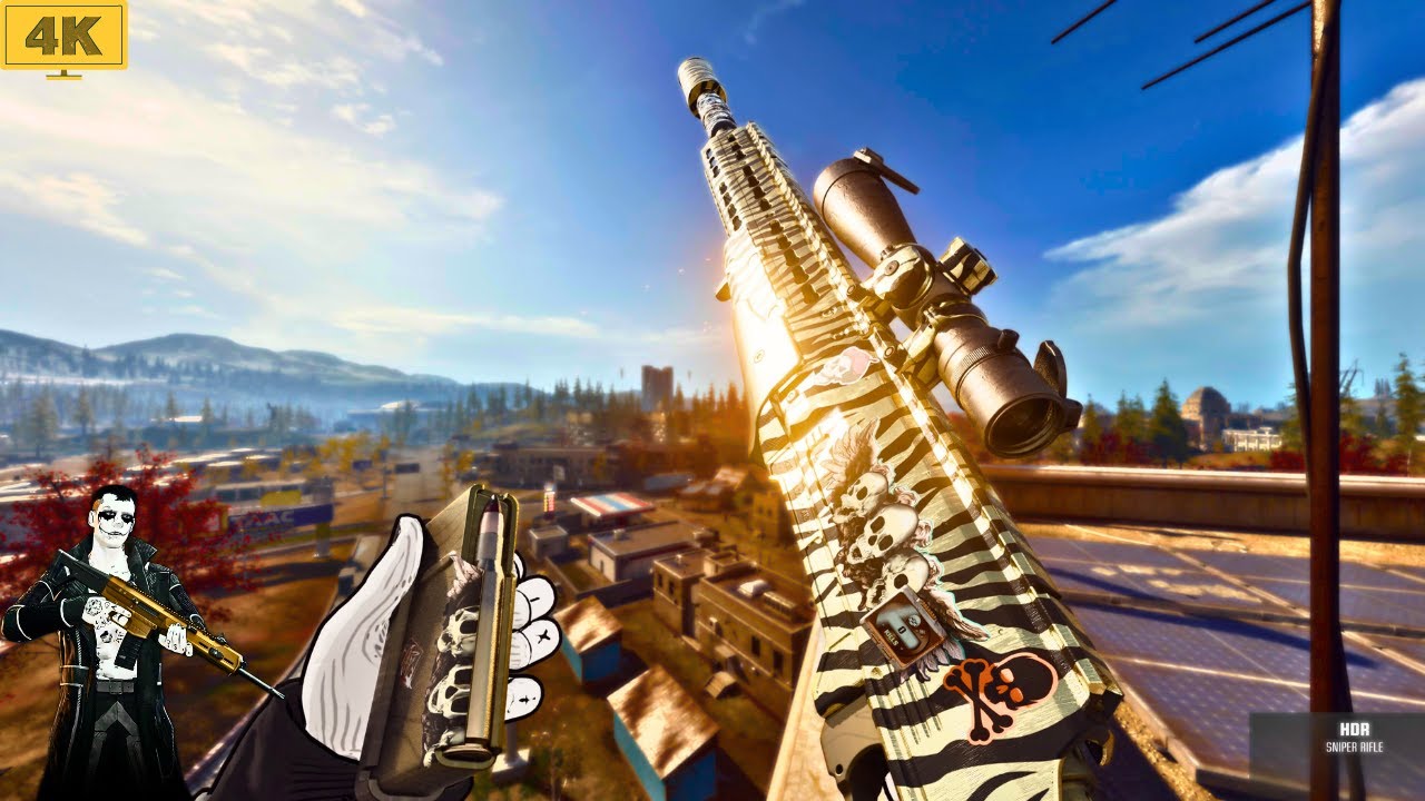👑 GOLDEN HDR Sniper DOMINANCE | Warzone 4K Solo (no commentary)