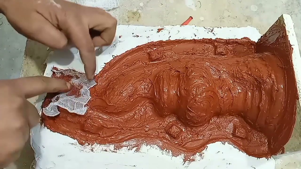 طريقة عمل قالب من السليكون الحرارى .. How to make a silicone mold